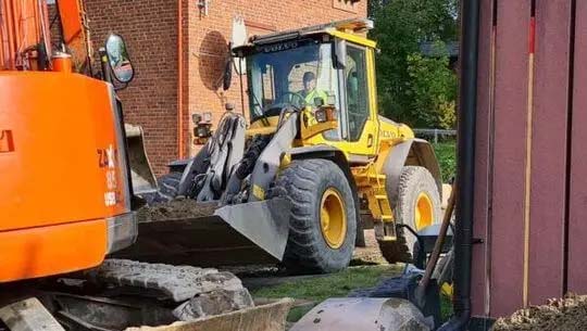 JTECH håller hjullastare utbildning i Leksand varje vecka